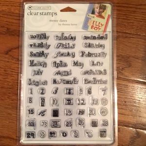 Brand new set of clear stamps